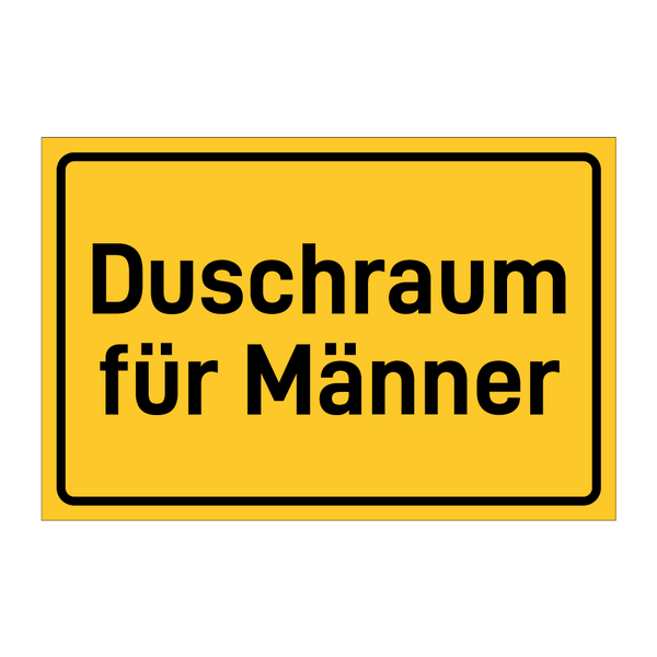 Duschraum für Männer