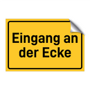 Eingang an der Ecke