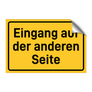 Eingang auf der anderen Seite