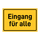 Eingang für alle