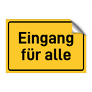 Eingang für alle