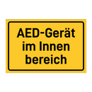 AED-Gerät im Innen bereich & AED-Gerät im Innen bereich & AED-Gerät im Innen bereich