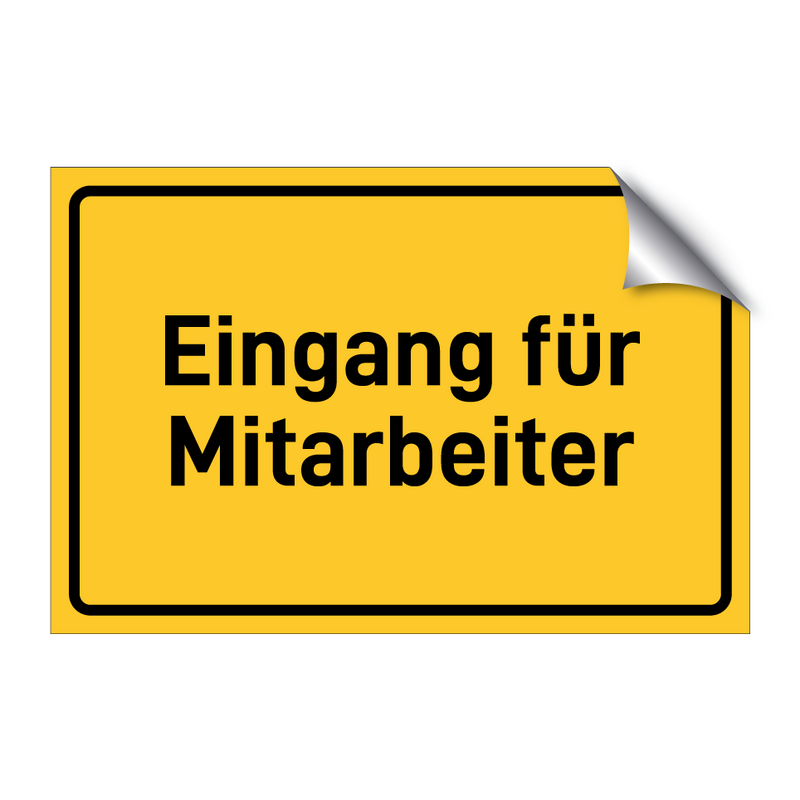 Eingang für Mitarbeiter
