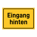 Eingang hinten