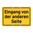 Eingang von der anderen Seite