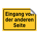 Eingang von der anderen Seite