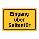 Eingang über Seitentür