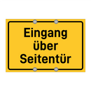 Eingang über Seitentür