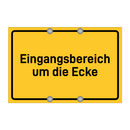 Eingangsbereich um die Ecke