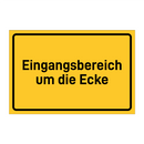 Eingangsbereich um die Ecke