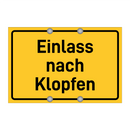 Einlass nach Klopfen