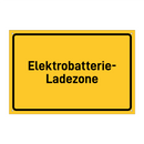 Elektrobatterie- Ladezone