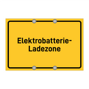Elektrobatterie- Ladezone