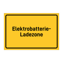 Elektrobatterie- Ladezone