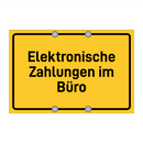 Elektronische Zahlungen im Büro