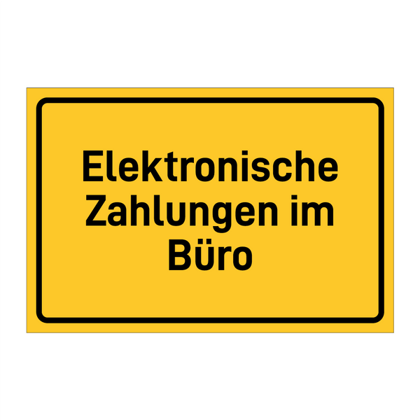 Elektronische Zahlungen im Büro