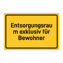 Entsorgungsraum exklusiv für Bewohner