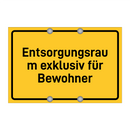 Entsorgungsraum exklusiv für Bewohner