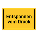 Entspannen vom Druck