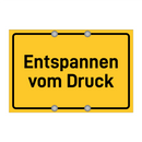 Entspannen vom Druck