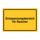 Entspannungsbereich für Raucher
