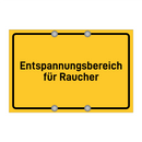 Entspannungsbereich für Raucher