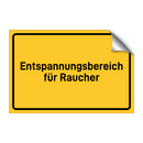 Entspannungsbereich für Raucher