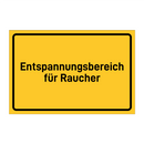 Entspannungsbereich für Raucher