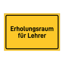 Erholungsraum für Lehrer