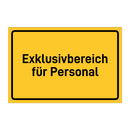 Exklusivbereich für Personal