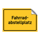 Fahrrad- abstellplatz