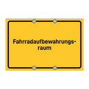 Fahrradaufbewahrungs- raum