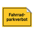 Fahrrad- parkverbot