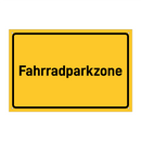 Fahrradparkzone