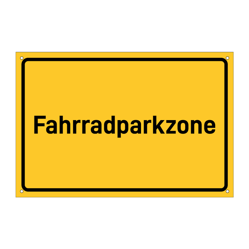 Fahrradparkzone