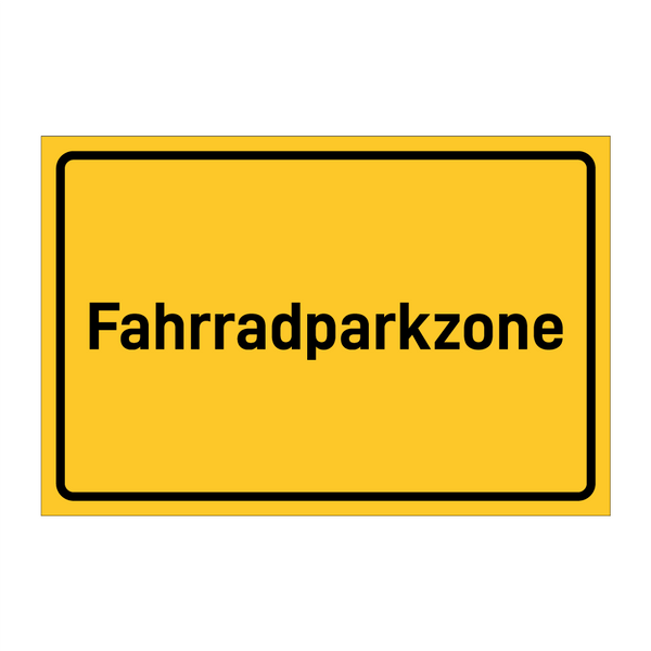 Fahrradparkzone