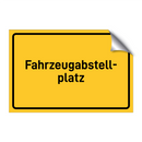 Fahrzeugabstell- platz
