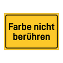 Farbe nicht berühren