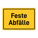Feste Abfälle