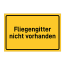 Fliegengitter nicht vorhanden