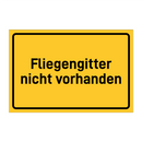 Fliegengitter nicht vorhanden