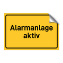 Alarmanlage aktiv & Alarmanlage aktiv & Alarmanlage aktiv & Alarmanlage aktiv