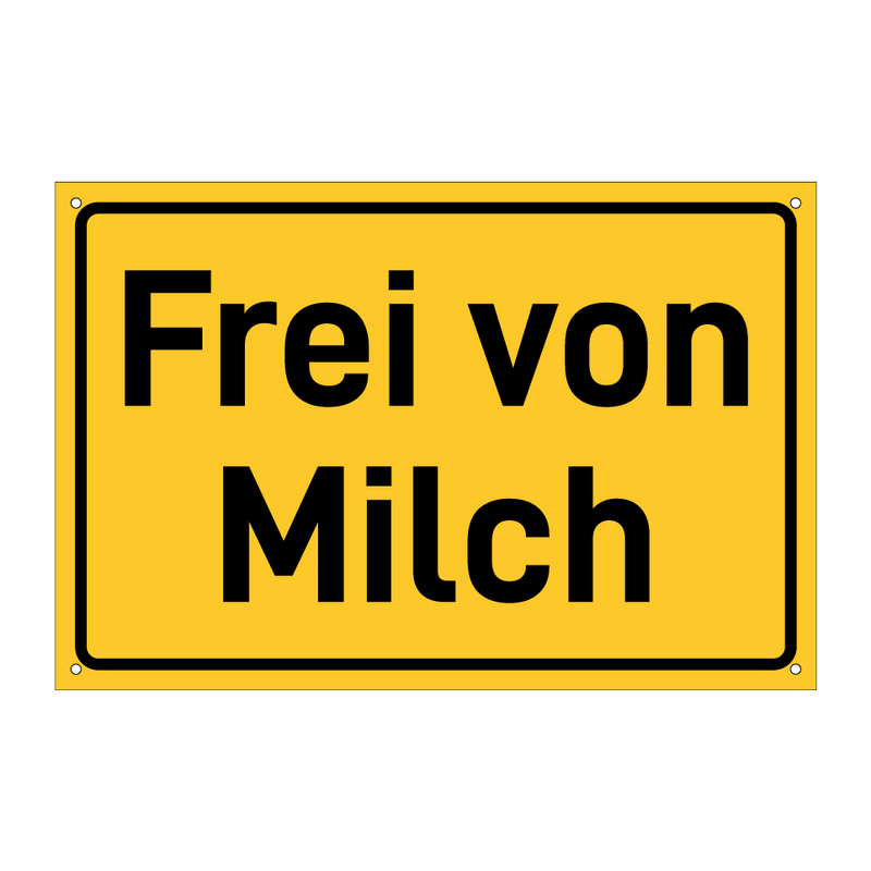 Frei von Milch