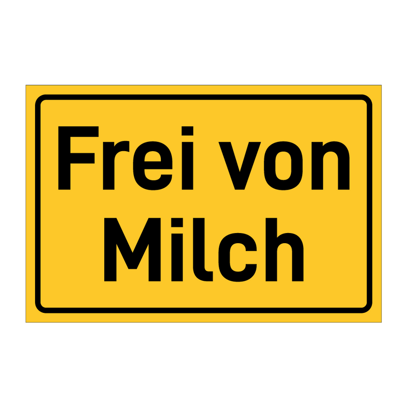 Frei von Milch