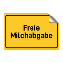 Freie Milchabgabe