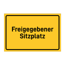 Freigegebener Sitzplatz