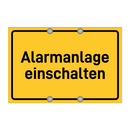 Alarmanlage einschalten & Alarmanlage einschalten & Alarmanlage einschalten