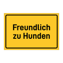 Freundlich zu Hunden