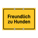 Freundlich zu Hunden