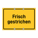 Frisch gestrichen
